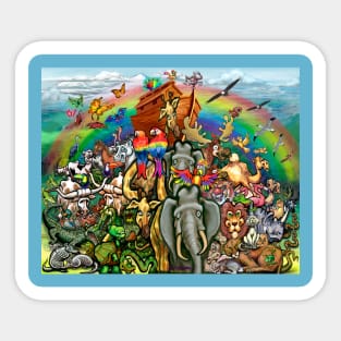 Noah's Ark Poster Sticker